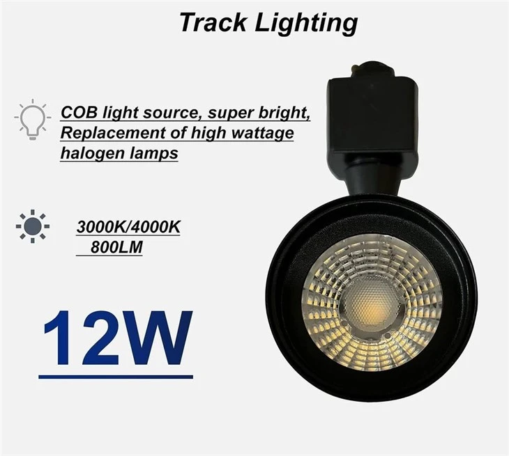 black track lighting modern
