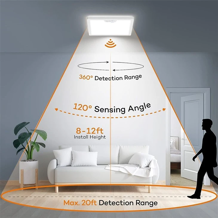 Square Motion Ceiling Light 2