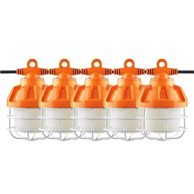 Temporary Outdoor String Work Lights