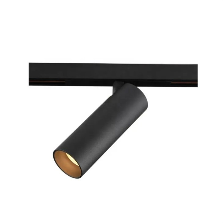 black ceiling track