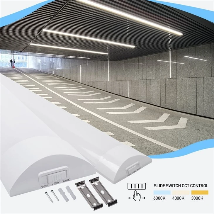 High Brightness Adjustable 3CCT LED Batten Light price