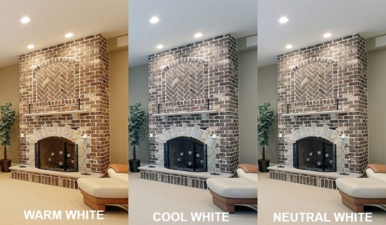 Color temperature comparison Color temperature comparison