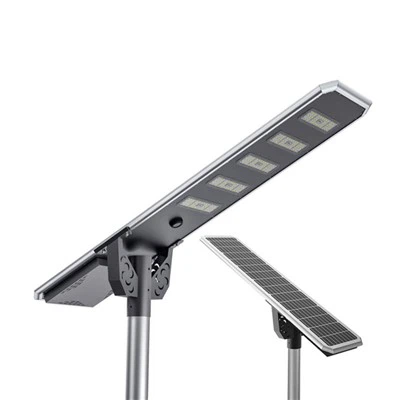 Lampu Jalan Diterajui Bateri Litium IP66